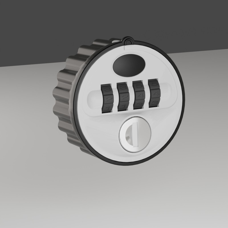 MECHANICAL COMBINATION LOCK (ROUND)