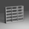 MOBILE FIVE-SHELF RACK